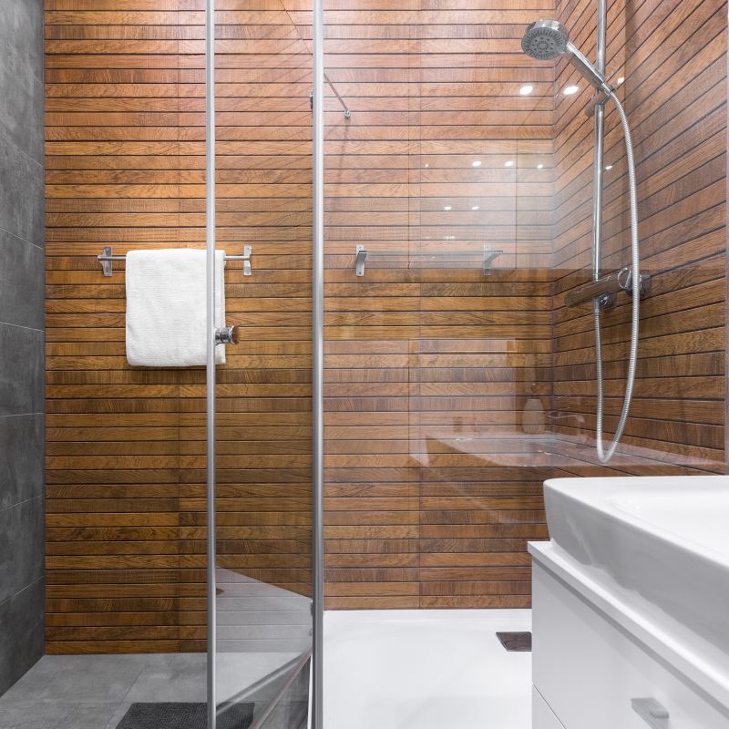 Space-Efficient Shower Design