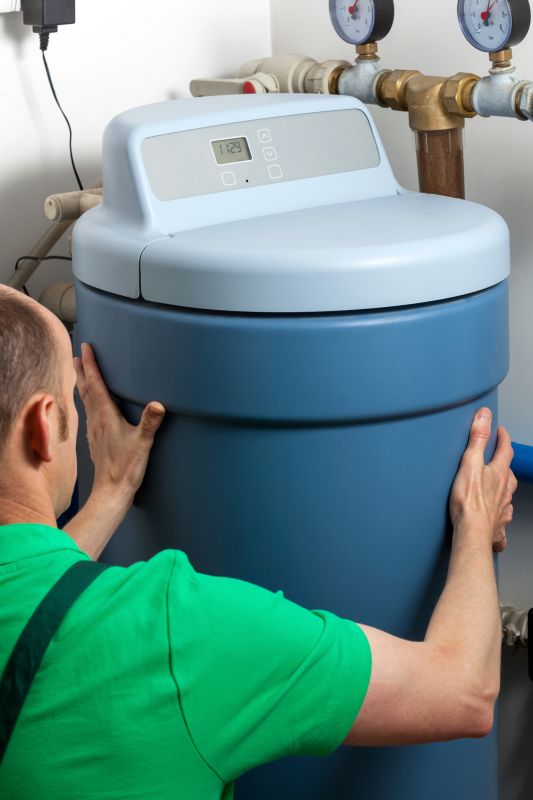 Water Softener System in Garage